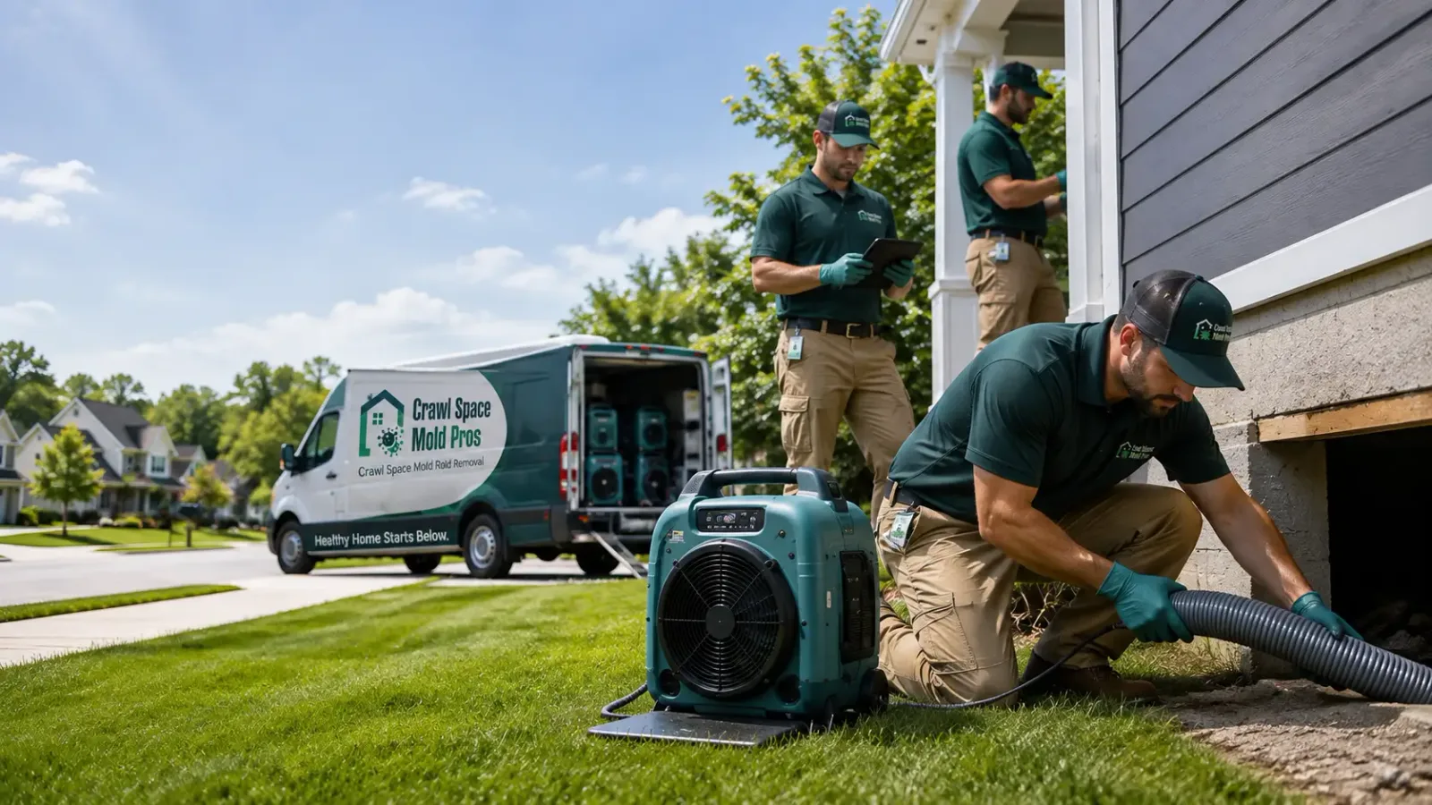 Crawl Space Mold Removal in Rogers, KY